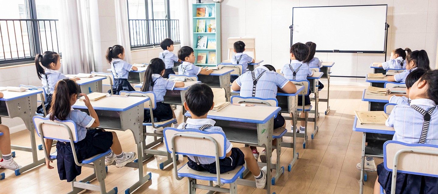 Kids in class